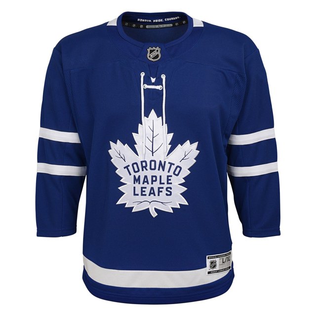 TORONTO MAPLE LEAFS CHILD 4/7 REPLICA BLANK JERSEY - ROYAL
