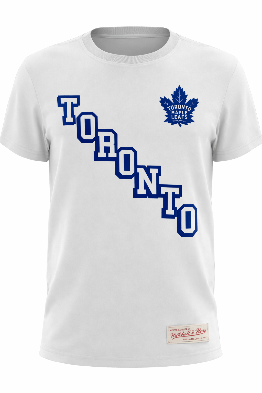 TORONTO MAPLE LEAFS BLANK TEE-SHIRT - WHITE