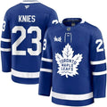 TORONTO MAPLE LEAFS FANATICS HOME PREMIUM PLAYER JERSEY - MATTHEW KNIES - BLUE
