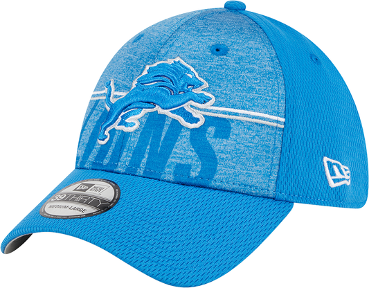 Detroit Lions New Era 2023 NFL Training Camp 39THIRTY Flex Hat - Blue