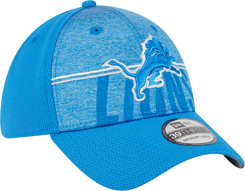 Detroit Lions New Era 2023 NFL Training Camp 39THIRTY Flex Hat - Blue