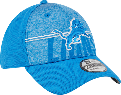 Detroit Lions New Era 2023 NFL Training Camp 39THIRTY Flex Hat - Blue