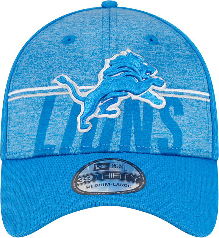 Detroit Lions New Era 2023 NFL Training Camp 39THIRTY Flex Hat - Blue