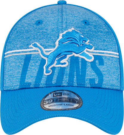 Detroit Lions New Era 2023 NFL Training Camp 39THIRTY Flex Hat - Blue