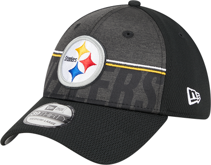 Pittsburgh Steelers New Era 2023 NFL Training Camp 39THIRTY Flex Hat - Black