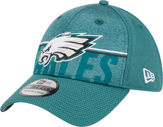 Philadelphia Eagles New Era 2023 NFL Training Camp 39THIRTY Flex Hat - Green