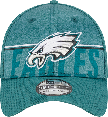 Philadelphia Eagles New Era 2023 NFL Training Camp 39THIRTY Flex Hat - Green