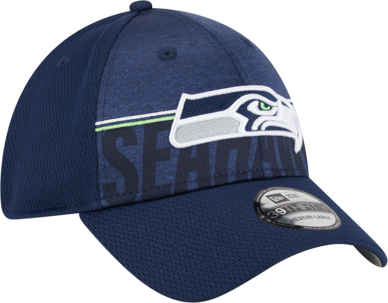 Seattle Seahawks New Era 2023 NFL Training Camp 39THIRTY Flex Hat - Navy