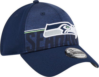 Seattle Seahawks New Era 2023 NFL Training Camp 39THIRTY Flex Hat - Navy