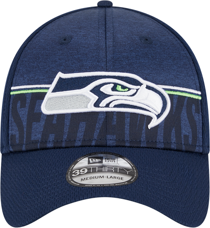 Seattle Seahawks New Era 2023 NFL Training Camp 39THIRTY Flex Hat - Navy