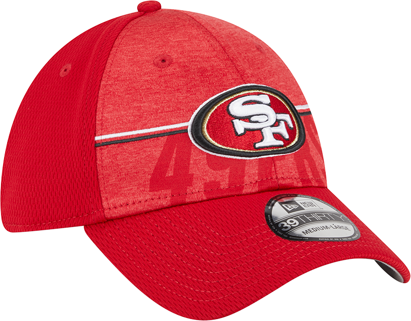 San Francisco 49ers New Era 2023 NFL Training Camp 39THIRTY Flex Hat - Red