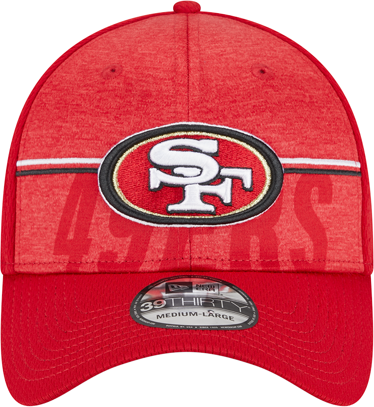 San Francisco 49ers New Era 2023 NFL Training Camp 39THIRTY Flex Hat - Red