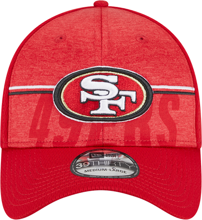 San Francisco 49ers New Era 2023 NFL Training Camp 39THIRTY Flex Hat - Red