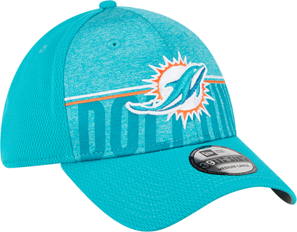 Miami Dolphins New Era 2023 NFL Training Camp 39THIRTY Flex Hat - Aqua