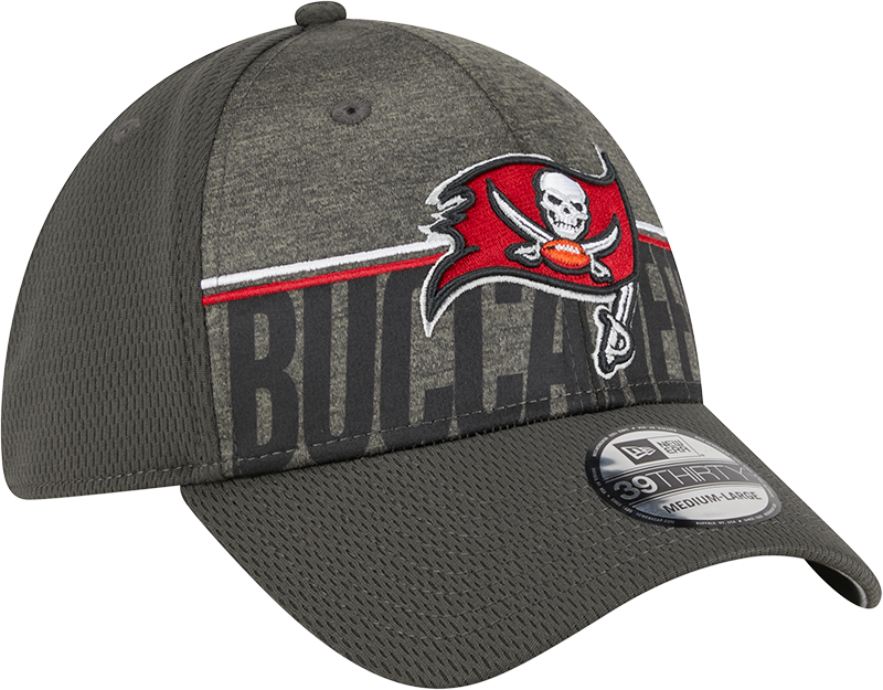 Tampa Bay Buccaneers New Era 2023 NFL Training Camp 39THIRTY Flex Hat - Pewter