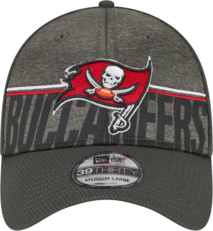 Tampa Bay Buccaneers New Era 2023 NFL Training Camp 39THIRTY Flex Hat - Pewter