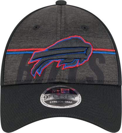 Buffalo Bills New Era 2023 NFL Training Camp 9FORTY Adjustable Hat - Black