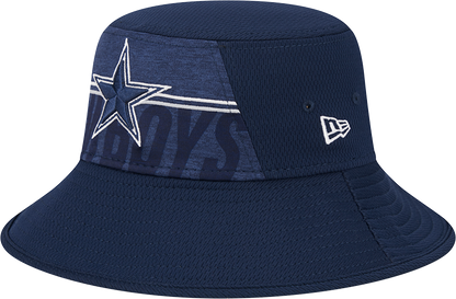 Dallas Cowboys New Era 2023 NFL Training Camp Stretch Bucket Hat - Navy