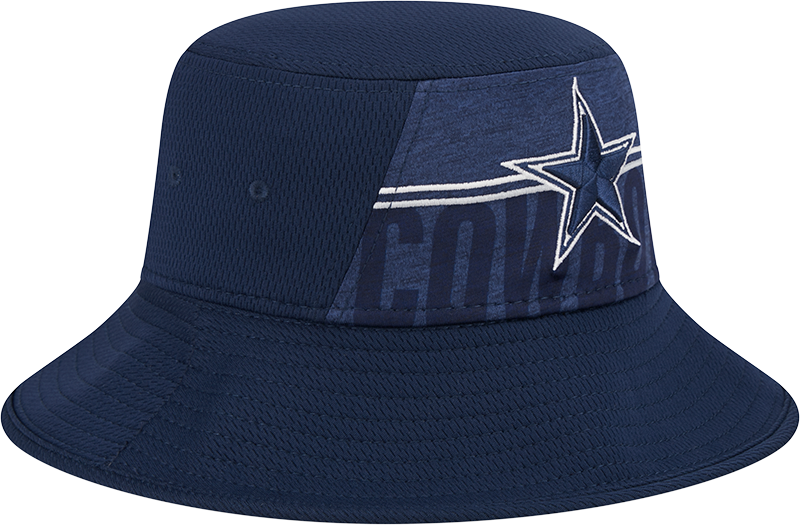 Dallas Cowboys New Era 2023 NFL Training Camp Stretch Bucket Hat - Navy