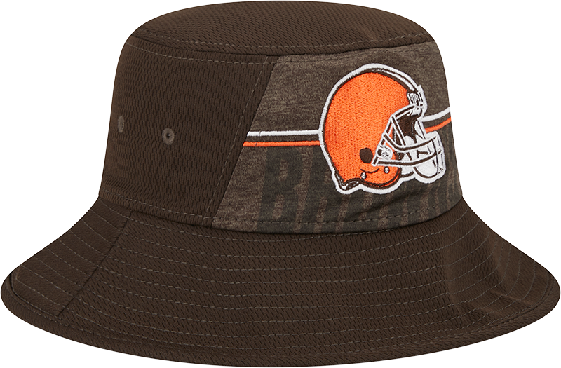 Cleveland Browns New Era 2023 NFL Training Camp Stretch Bucket Hat - Brown