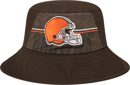 Cleveland Browns New Era 2023 NFL Training Camp Stretch Bucket Hat - Brown