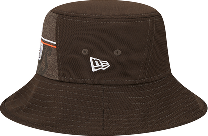 Cleveland Browns New Era 2023 NFL Training Camp Stretch Bucket Hat - Brown