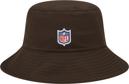 Cleveland Browns New Era 2023 NFL Training Camp Stretch Bucket Hat - Brown