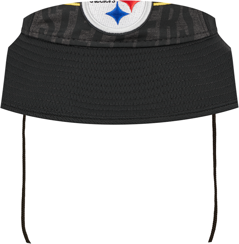 Pittsburgh Steelers New Era 2023 NFL Training Camp Stretch Bucket Hat - Black