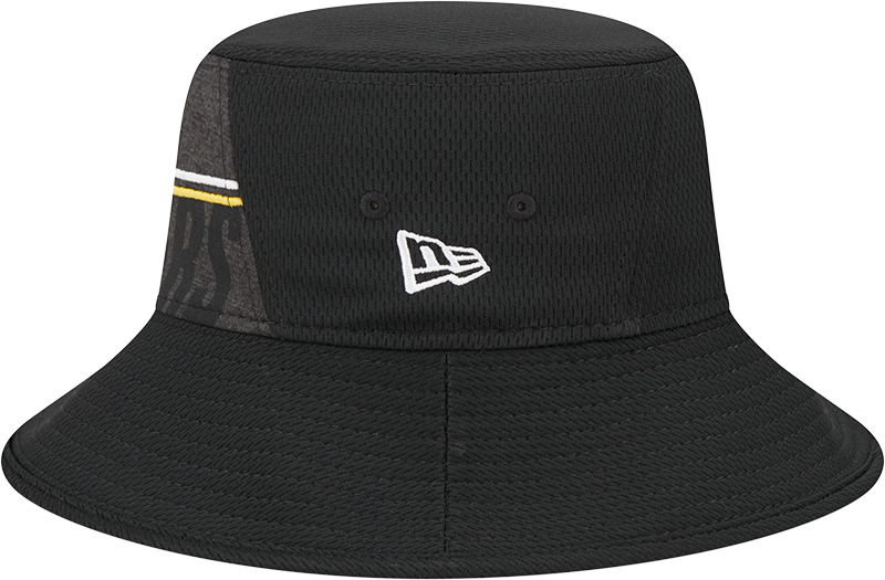 Pittsburgh Steelers New Era 2023 NFL Training Camp Stretch Bucket Hat - Black