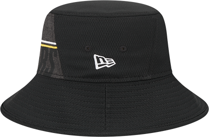 Pittsburgh Steelers New Era 2023 NFL Training Camp Stretch Bucket Hat - Black