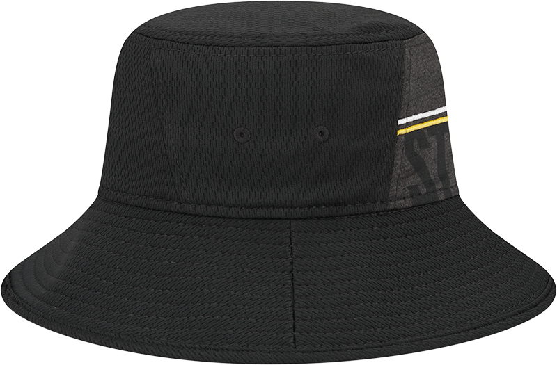 Pittsburgh Steelers New Era 2023 NFL Training Camp Stretch Bucket Hat - Black