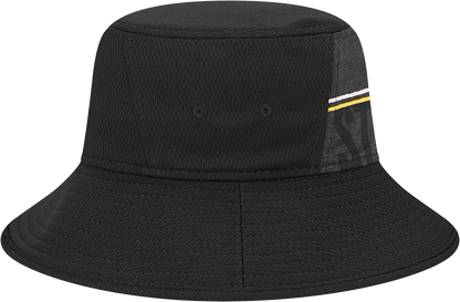 Pittsburgh Steelers New Era 2023 NFL Training Camp Stretch Bucket Hat - Black