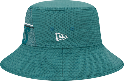 Philadelphia Eagles New Era 2023 NFL Training Camp Stretch Bucket Hat - Green