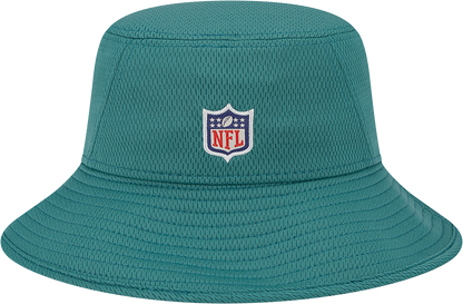 Philadelphia Eagles New Era 2023 NFL Training Camp Stretch Bucket Hat - Green