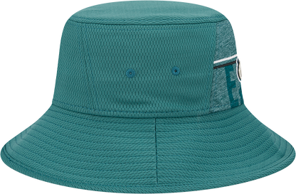 Philadelphia Eagles New Era 2023 NFL Training Camp Stretch Bucket Hat - Green