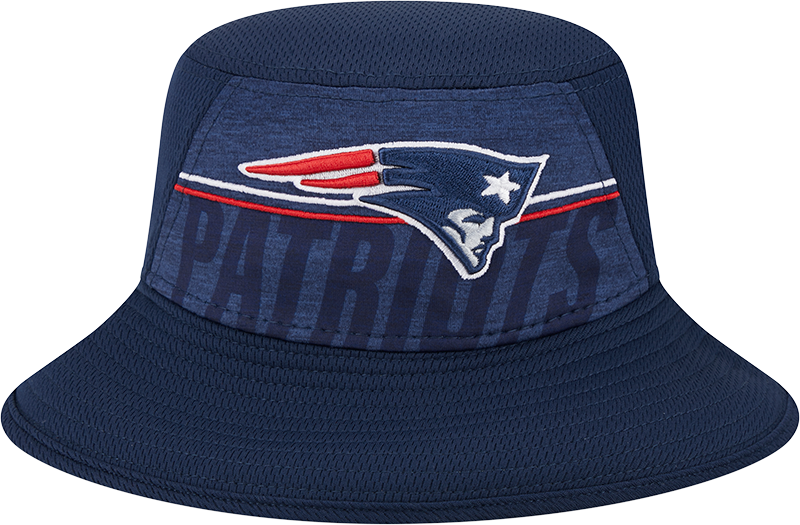 New England Patriots New Era 2023 NFL Training Camp Stretch Bucket Hat - Navy