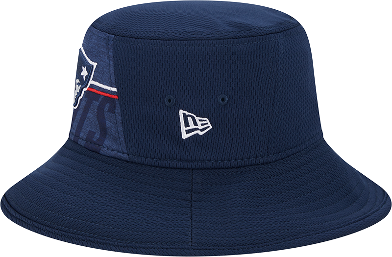 New England Patriots New Era 2023 NFL Training Camp Stretch Bucket Hat - Navy