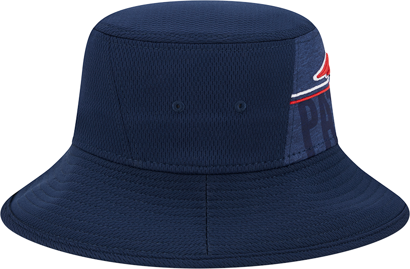 New England Patriots New Era 2023 NFL Training Camp Stretch Bucket Hat - Navy