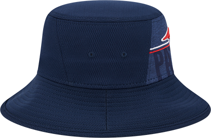 New England Patriots New Era 2023 NFL Training Camp Stretch Bucket Hat - Navy