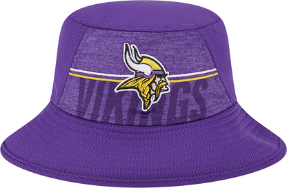 Minnesota Vikings New Era 2023 NFL Training Camp Stretch Bucket Hat - Purple