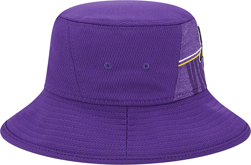 Minnesota Vikings New Era 2023 NFL Training Camp Stretch Bucket Hat - Purple