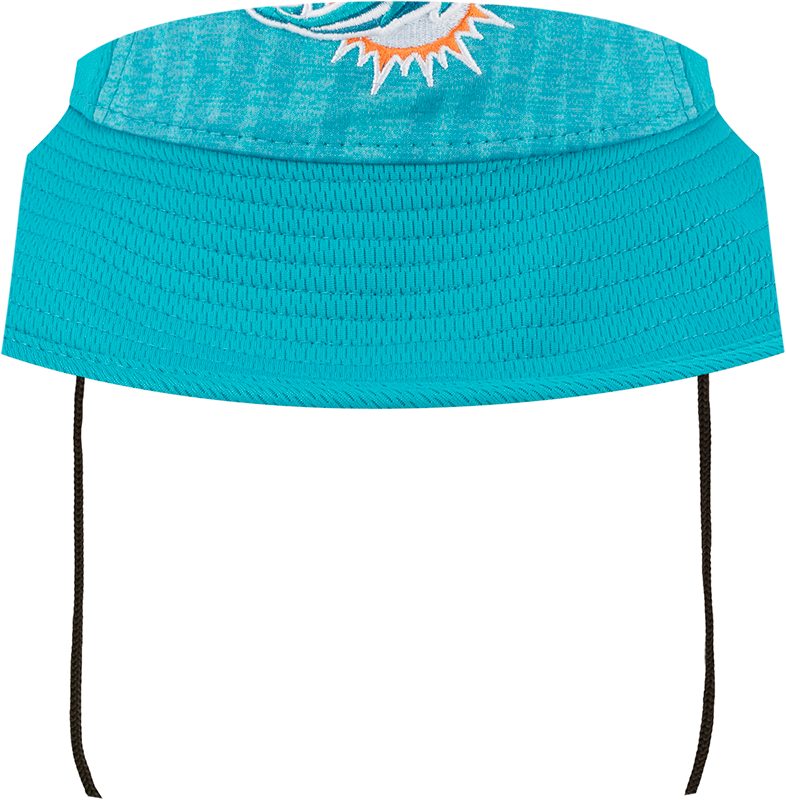 Miami Dolphins New Era 2023 NFL Training Camp Stretch Bucket Hat - Aqua