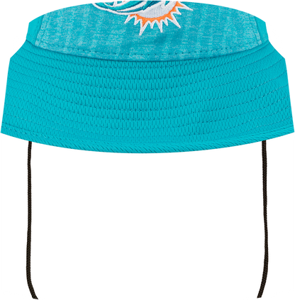 Miami Dolphins New Era 2023 NFL Training Camp Stretch Bucket Hat - Aqua