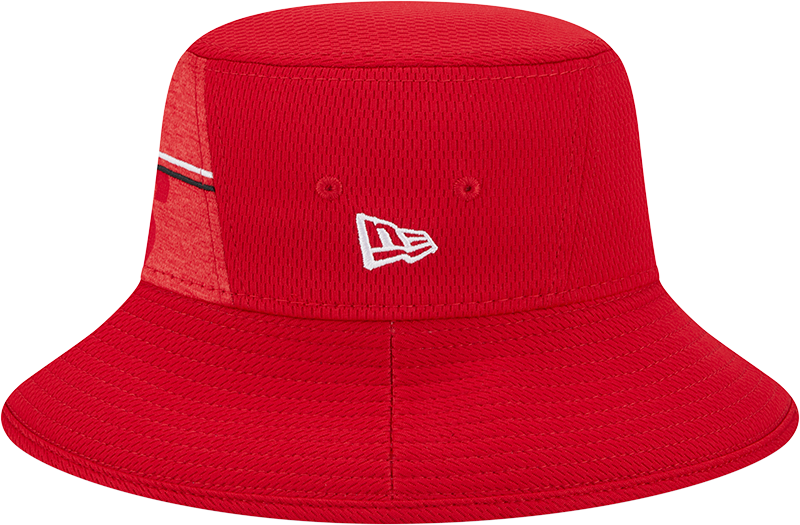 San Francisco 49ers New Era 2023 NFL Training Camp Stretch Bucket Hat - Red