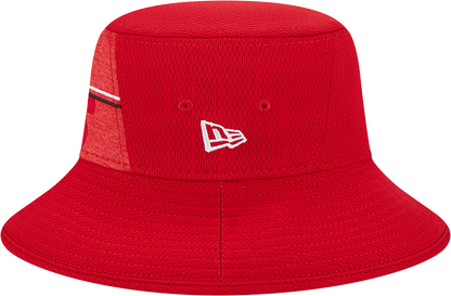 San Francisco 49ers New Era 2023 NFL Training Camp Stretch Bucket Hat - Red