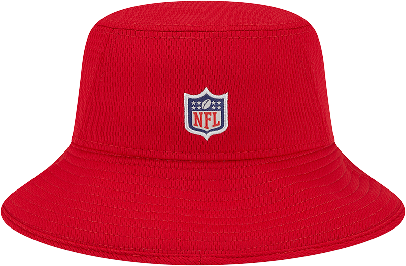 San Francisco 49ers New Era 2023 NFL Training Camp Stretch Bucket Hat - Red