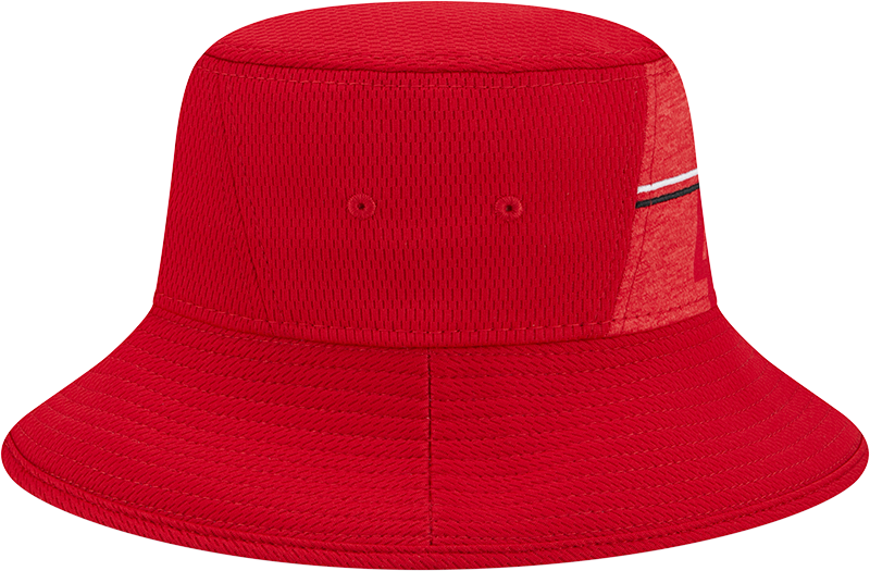 San Francisco 49ers New Era 2023 NFL Training Camp Stretch Bucket Hat - Red