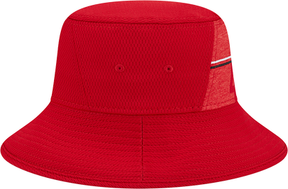 San Francisco 49ers New Era 2023 NFL Training Camp Stretch Bucket Hat - Red