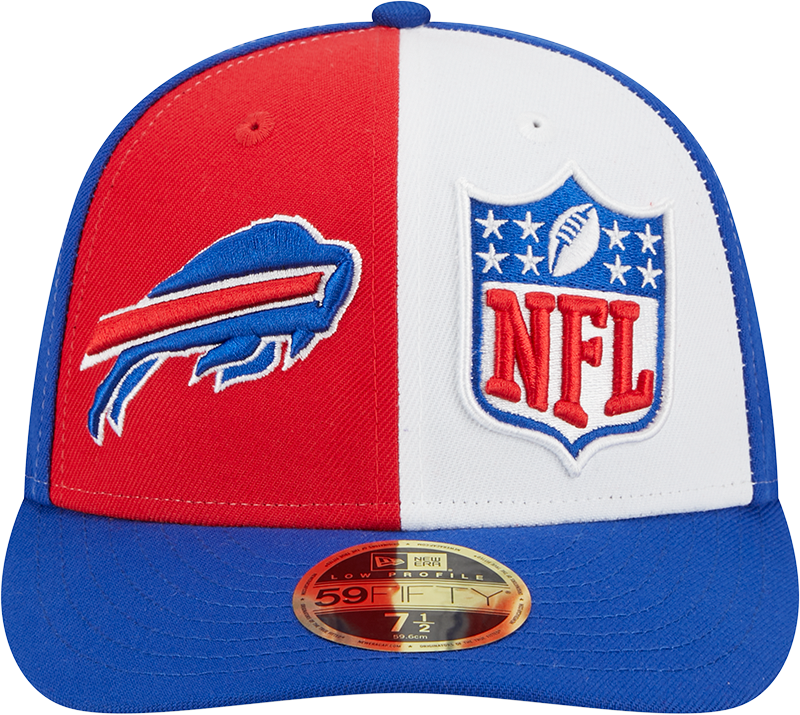 Buffalo Bills New Era 2023 Sideline Low Profile 59FIFTY Fitted Hat - Red/Royal