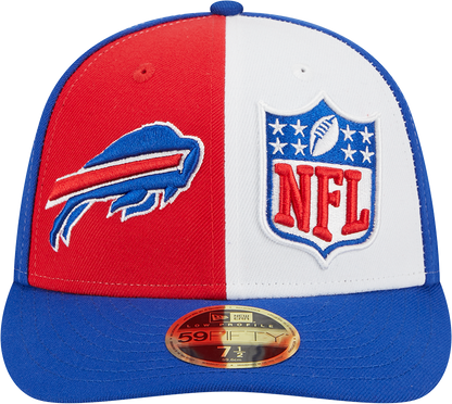 Buffalo Bills New Era 2023 Sideline Low Profile 59FIFTY Fitted Hat - Red/Royal